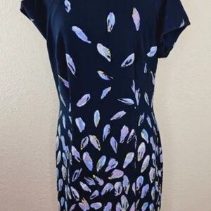 Adrianna Papell Blue Sheath Dress